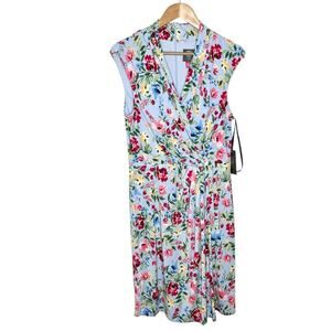 Vince Camuto Floral Dress Womens Size 12 Graduation Wedding Guest Summer Event